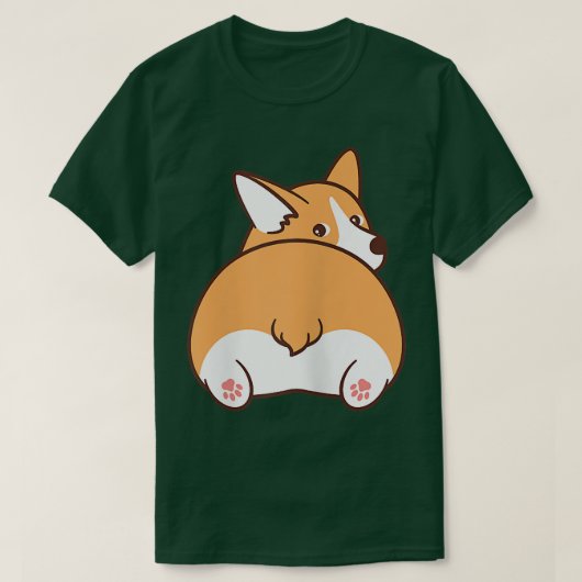 Cute Corgi Dog  T-shirt (Design voorkant)