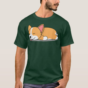 Cute Corgi Funny Corgi Dog Art -742 T-shirt