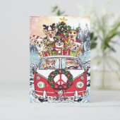 Cute Corgi Funny Hondenliefhebber Corgi RSVP Kaartje (Staand voorkant)