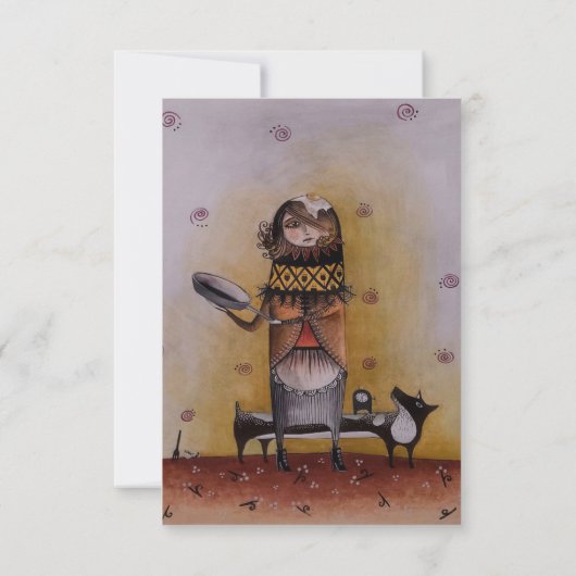 Cute Corgi Funny Hondenliefhebber Corgi RSVP Kaartje (Achterkant)