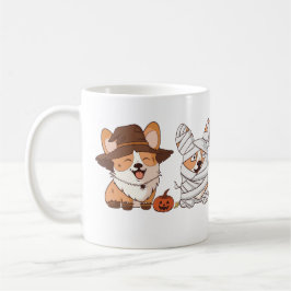 Cute Corgi Halloween Kostuums Whimsical Vakantie M Koffiemok