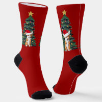 Cute Corgi kerstboom Red Holiday