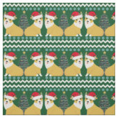 Cute Corgi KerstKerstkerstkerstkerstkerstkerstkers Stof (Swatch)