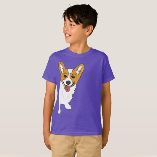 Cute Corgi Kind Shirt (Voorkant volledig)