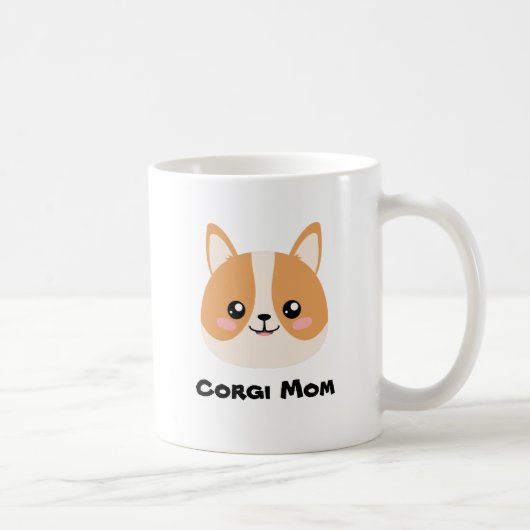 Cute Corgi Koffiemok (Rechts)