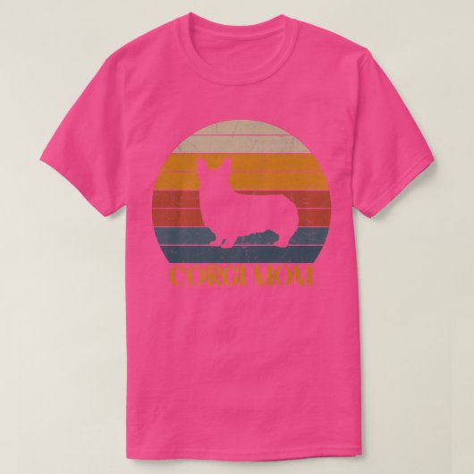 Cute Corgi Ma Sunsetdog Lover Corgis548 T-shirt (Design voorkant)