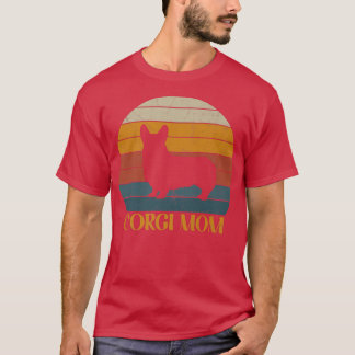 Cute Corgi Ma Sunsetdog Lover Corgis-833 T-shirt