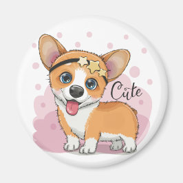 Cute Corgi Magneet