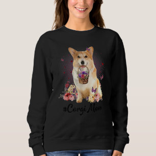 Cute Corgi mama Flower Happy Moederdag Love Dog Trui