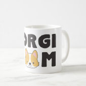 Cute Corgi Mama Koffiemok (Voorkant rechts)