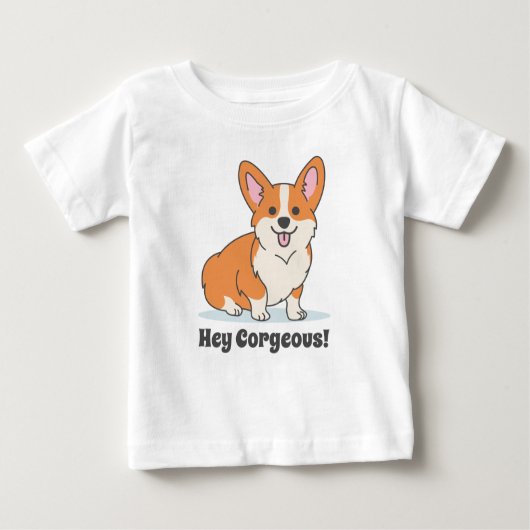 Cute Corgi met Funny Joke voor baby's (Voorkant)