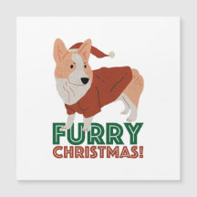Cute Corgi met kerstmis: Furry kerst