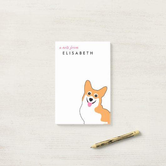 Cute Corgi Notes (Op bureau)