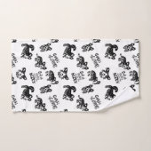 Cute Corgi Pattern Bad Handdoek (Handdoek)