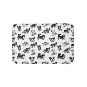 Cute Corgi Pattern Badmat