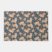 Cute Corgi Pattern Deurmat (Voorkant)