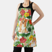 Cute Corgi Pattern glimlachen Schort (Insitu)