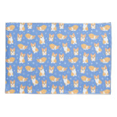 Cute Corgi Pattern Kussensloop (Achterkant)