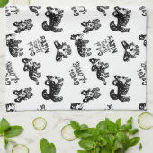 Cute Corgi Pattern Pillow Hoesje Theedoek (Gevouwen)