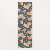 Cute Corgi Pattern Yogamat (Voorkant)