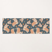 Cute Corgi Pattern Yogamat (Voorkant (horizontaal))