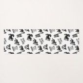 Cute Corgi Pattern Yogamat (Achterkant (horizontaal))