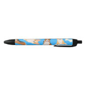 Cute Corgi Pattern Zwarte Inkt Pen (Bodem)