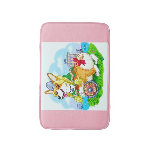 Cute Corgi Pembroke - badmat / Pet. (Voorkant Verticaal)