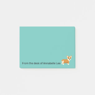 Cute Corgi Personalize Post-it® Notes