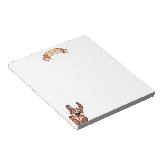 Cute Corgi | Personeel Notitieblok (Schuin)