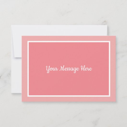 Cute Corgi Pink Custom Flat Bedankt (Achterkant)