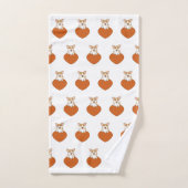 Cute Corgi Puppy Dog Bad Handdoek (Handdoek)