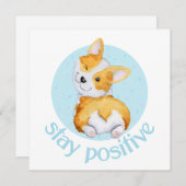 Cute Corgi Puppy Dog Feestdagenkaart (Voorkant / Achterkant)