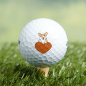 Cute Corgi Puppy Dog Golfballen (Insitu Shirt)
