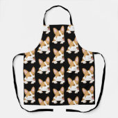 Cute Corgi Puppy Dog Patroon Schort (Voorkant)