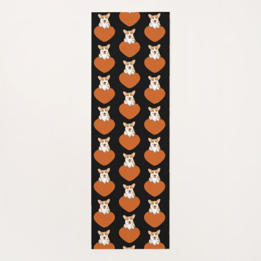 Cute Corgi Puppy Dog Yogamat (Achterkant)
