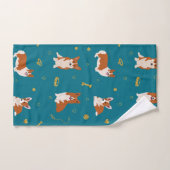 Cute Corgi Puppy Dogs Bad Handdoek (Handdoek)