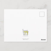 Cute corgi puppy guide to splooting briefkaart (Achterkant)