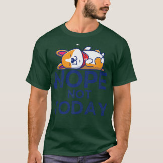 Cute Corgi Slapende Cartoon Vector Illustration-76 T-shirt