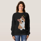 Cute Corgi Smiling Dog Trui (Voorkant volledig)