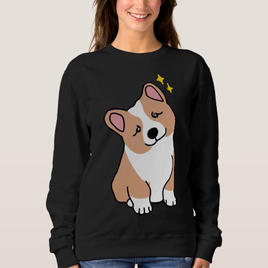 Cute Corgi Smiling Dog Trui (Voorkant)