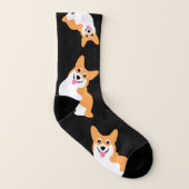 Cute Corgi Sokken (Rechts - buiten)