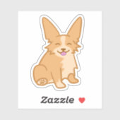 Cute Corgi Sticker (Vel)