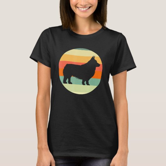 Cute Corgi Sunset T-shirt (Voorkant)