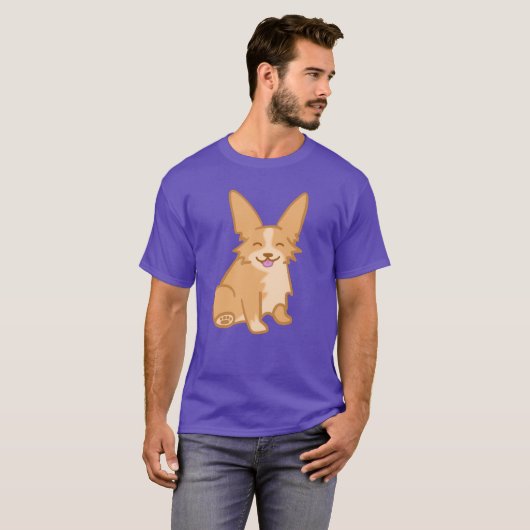 Cute Corgi T-shirt (Voorkant volledig)