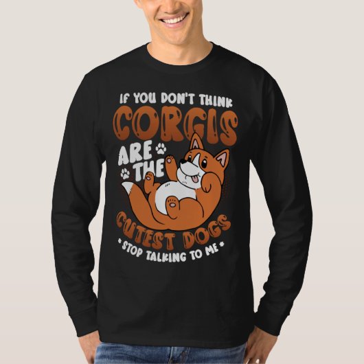 Cute Corgi T-shirt (Voorkant)
