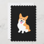 Cute Corgi-tekening - Voeg je eigen tekst toe Kaart (Voorkant)
