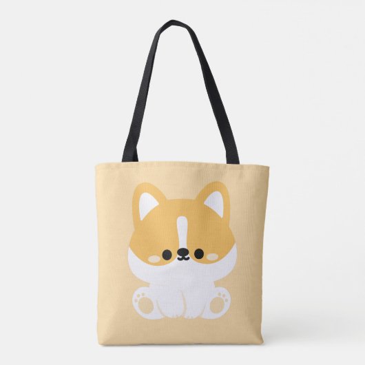 Cute Corgi Tote Bag (Achterkant)