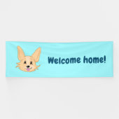 Cute Corgi Welcome Home Banner (Horizontaal)