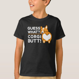 Cute Corgis - Grappig raad wat? Corgi Butt. T-shirt